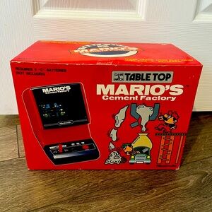 Vintage Nintendo Table Top - Mario’s Cement Factory
